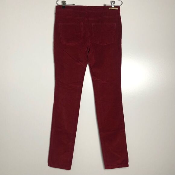 Anthropologie Pilcro and the Letterpress Serif Burgundy Corduroy Jeans Pants 28 - Picture 2 of 6